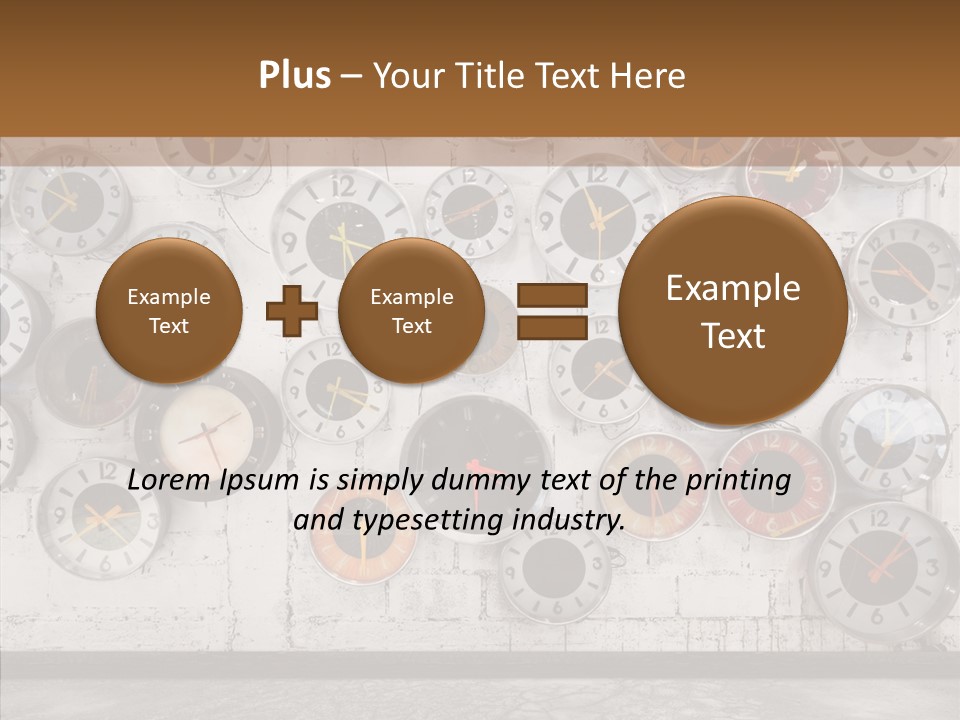 Textured Wooden Home PowerPoint Template