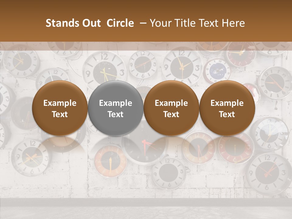 Textured Wooden Home PowerPoint Template