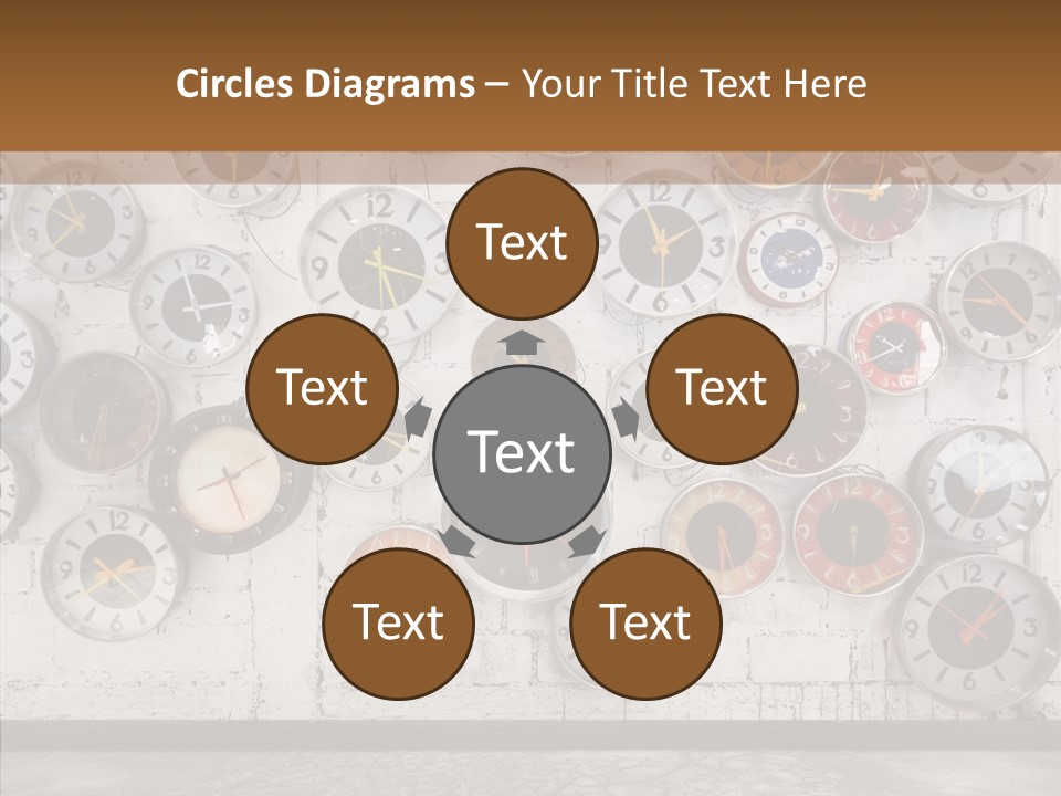 Textured Wooden Home PowerPoint Template