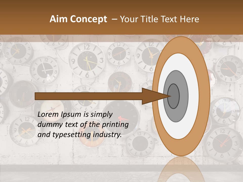 Textured Wooden Home PowerPoint Template