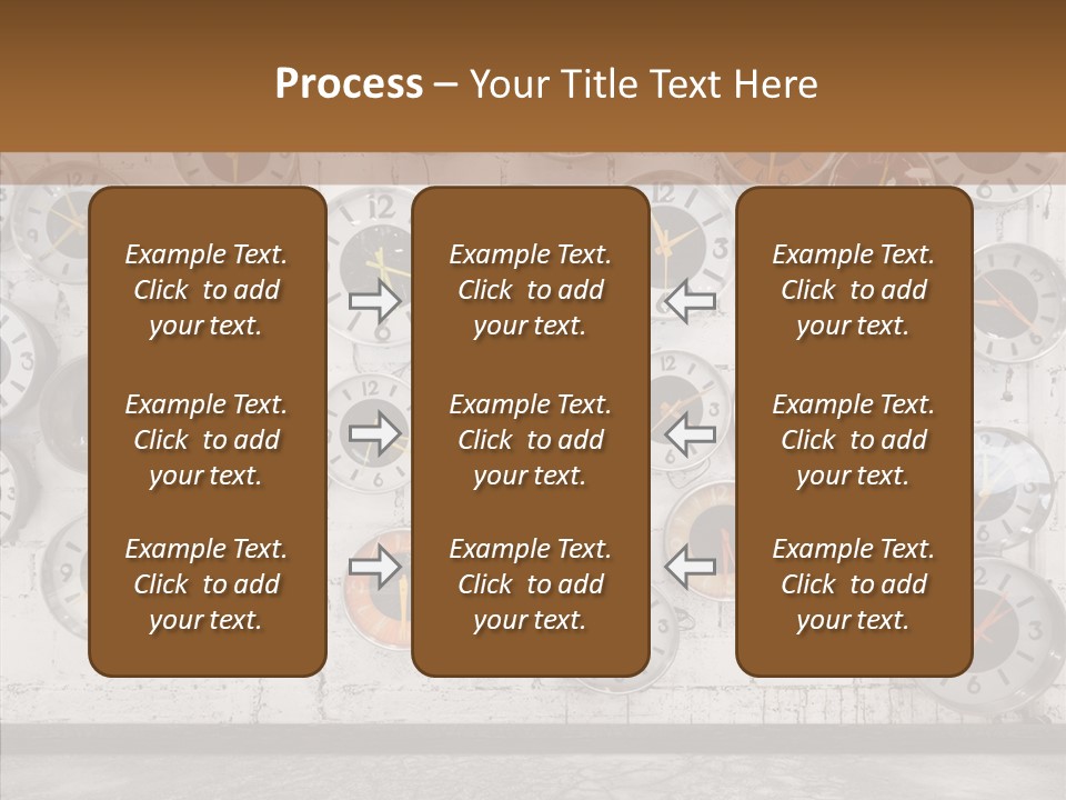 Textured Wooden Home PowerPoint Template