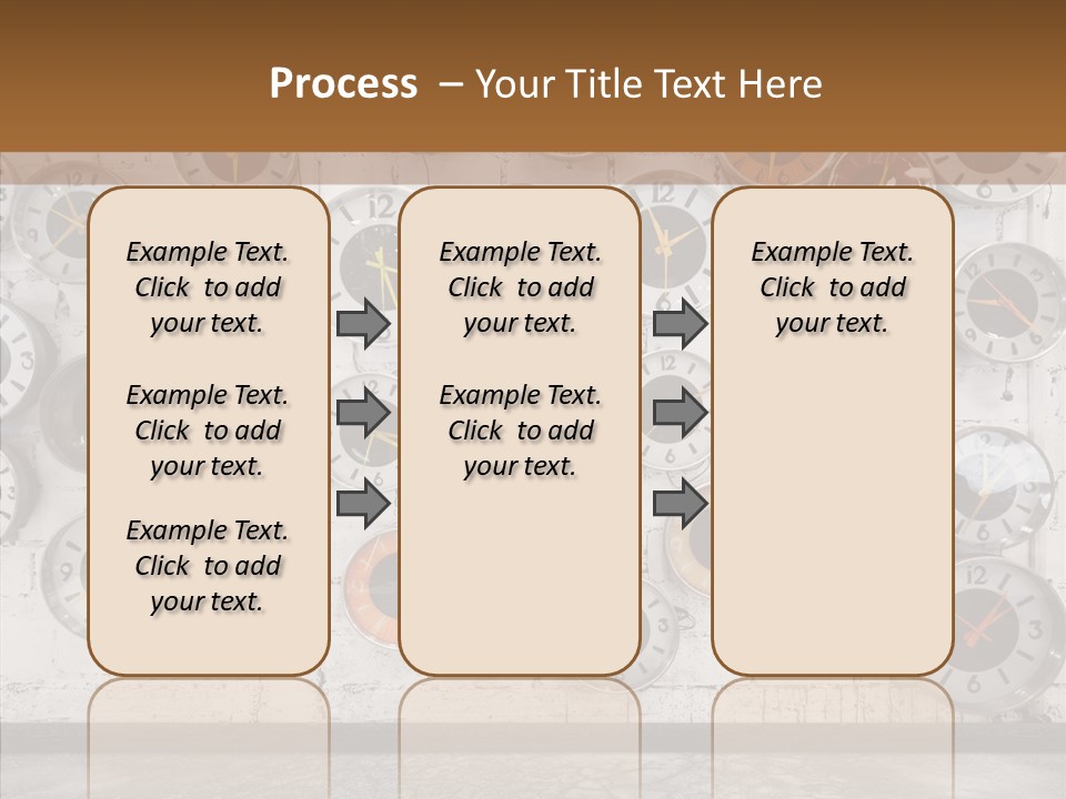 Textured Wooden Home PowerPoint Template