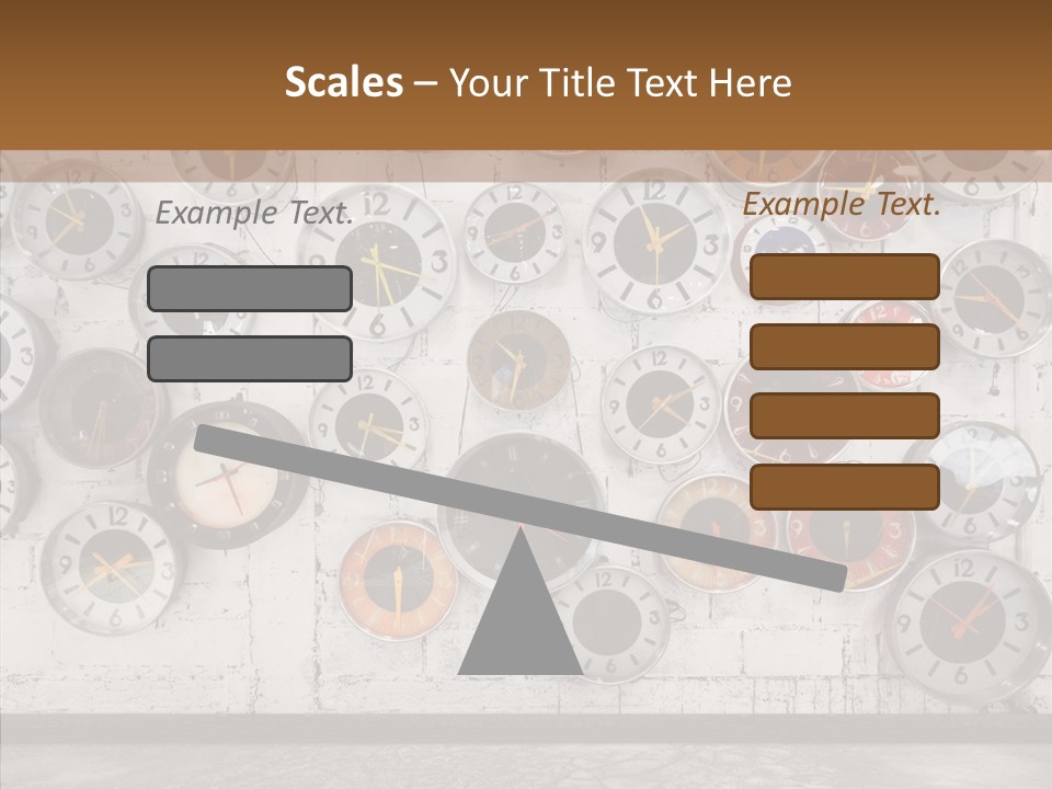 Textured Wooden Home PowerPoint Template