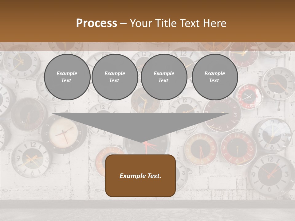 Textured Wooden Home PowerPoint Template