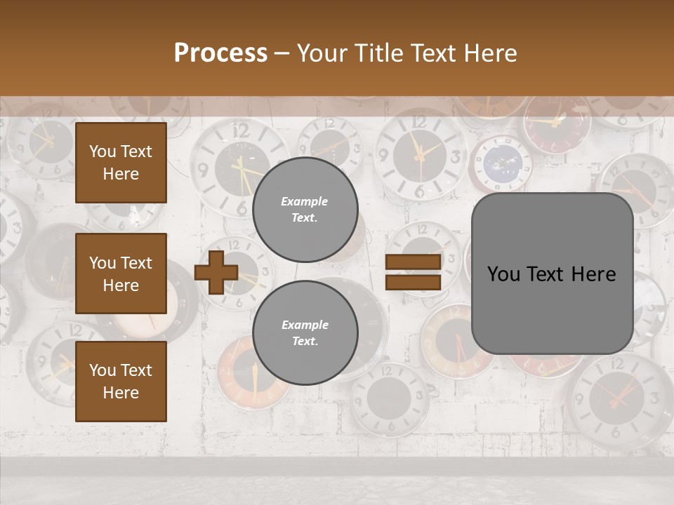 Textured Wooden Home PowerPoint Template
