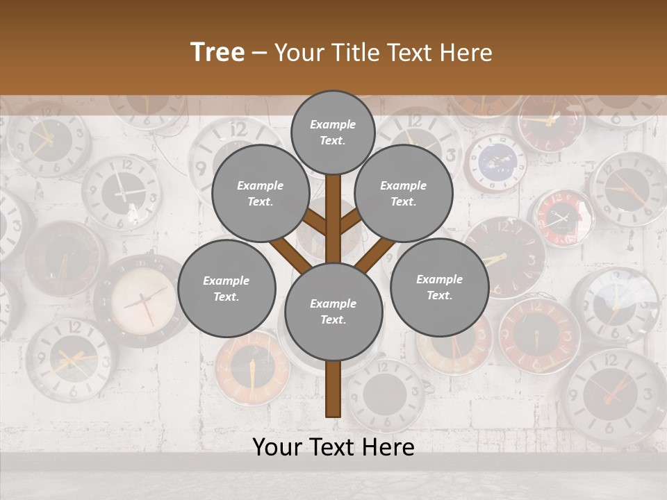 Textured Wooden Home PowerPoint Template