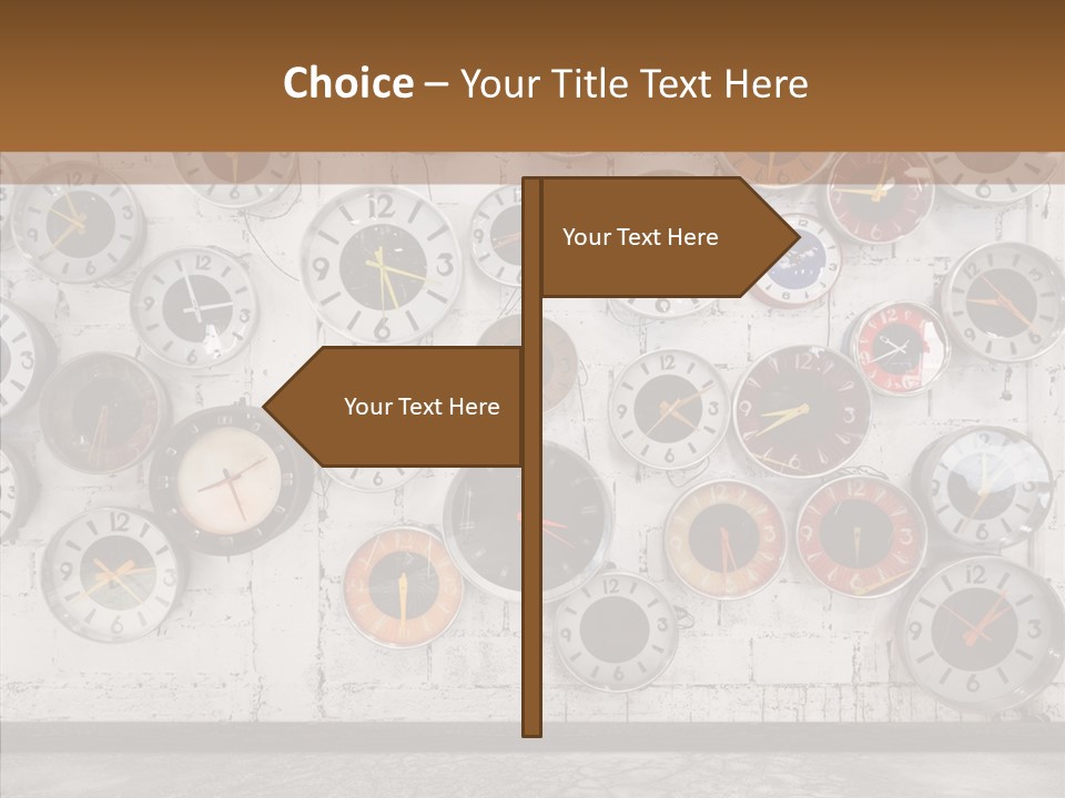 Textured Wooden Home PowerPoint Template