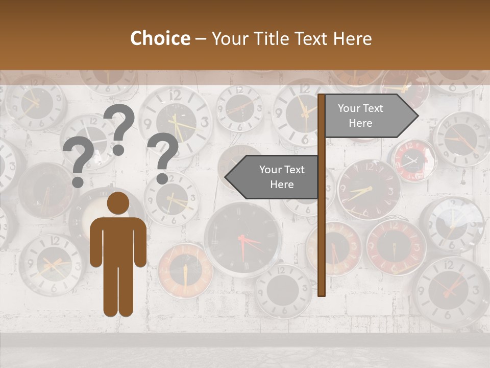 Textured Wooden Home PowerPoint Template