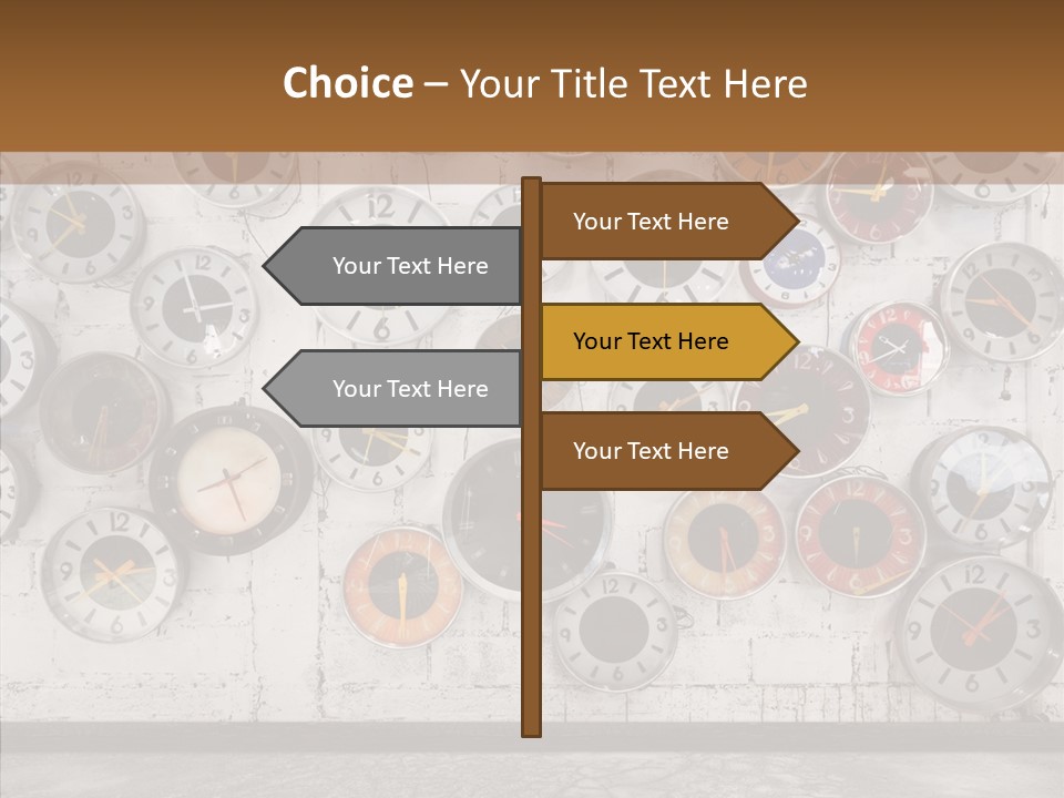 Textured Wooden Home PowerPoint Template