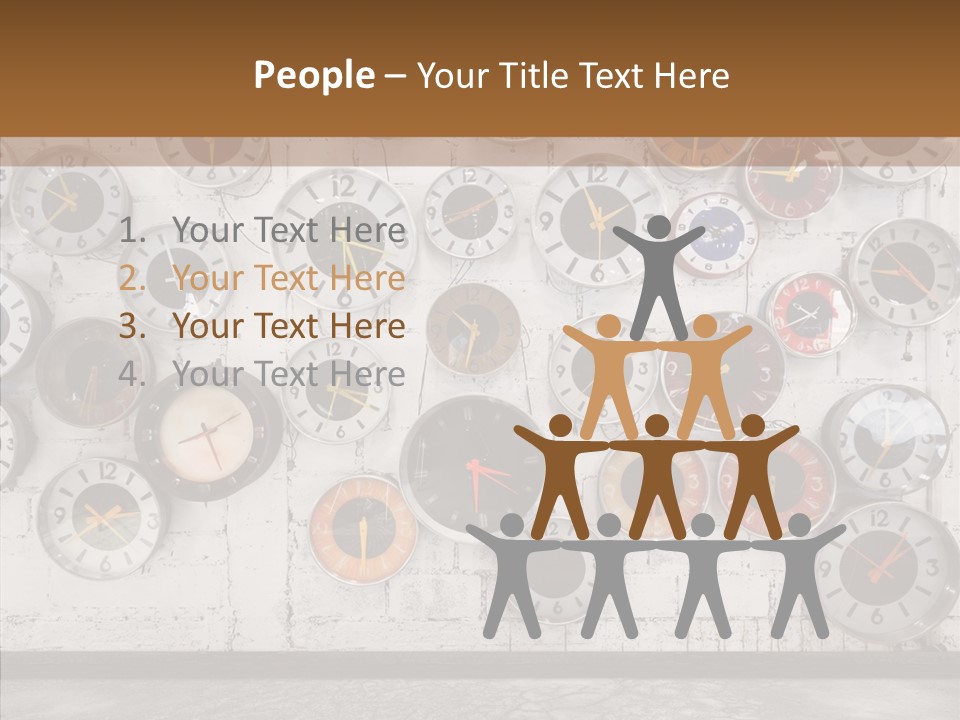 Textured Wooden Home PowerPoint Template