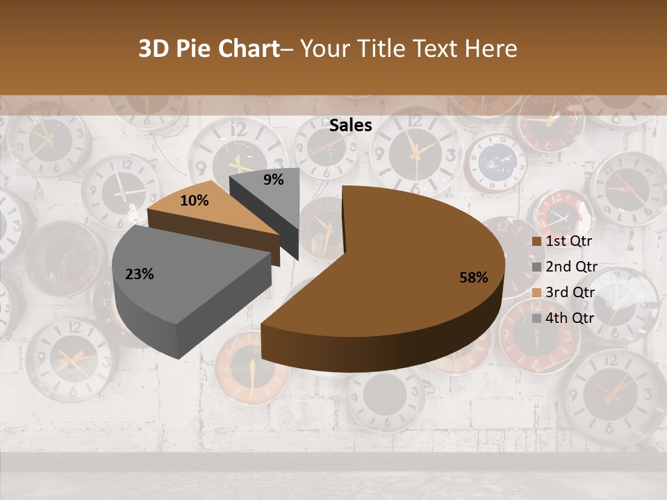 Textured Wooden Home PowerPoint Template