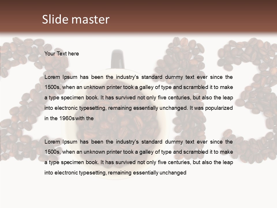 Roasted Object Grained PowerPoint Template