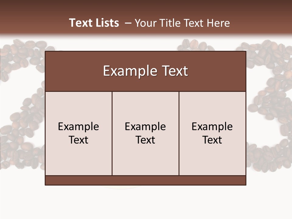 Roasted Object Grained PowerPoint Template