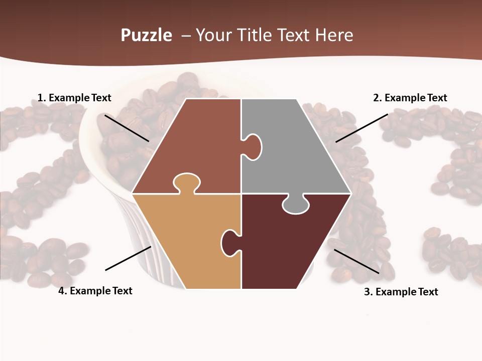 Calendar Mug Ingredient PowerPoint Template