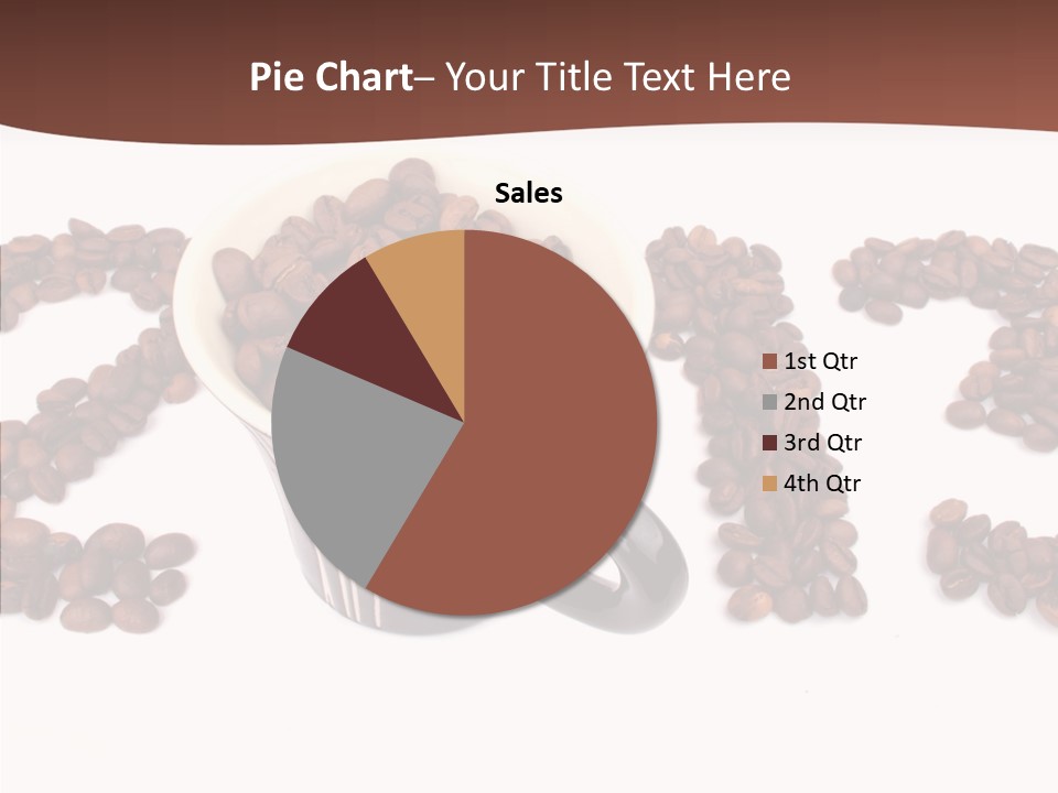 Calendar Mug Ingredient PowerPoint Template
