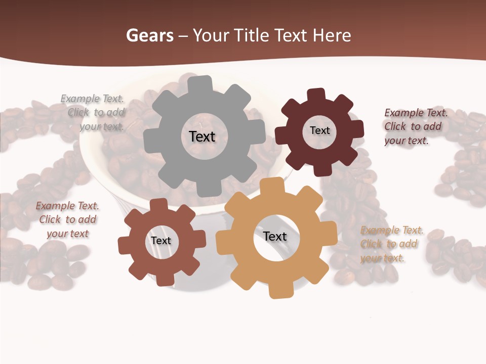 Calendar Mug Ingredient PowerPoint Template