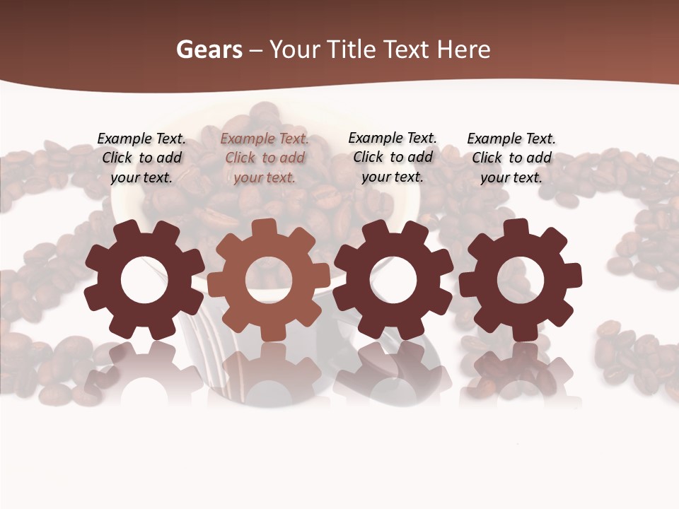 Calendar Mug Ingredient PowerPoint Template