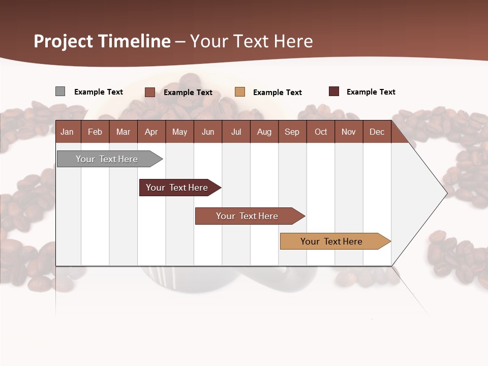 Calendar Mug Ingredient PowerPoint Template