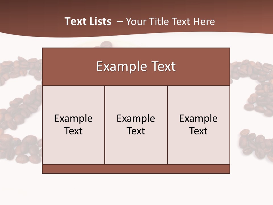 Calendar Mug Ingredient PowerPoint Template