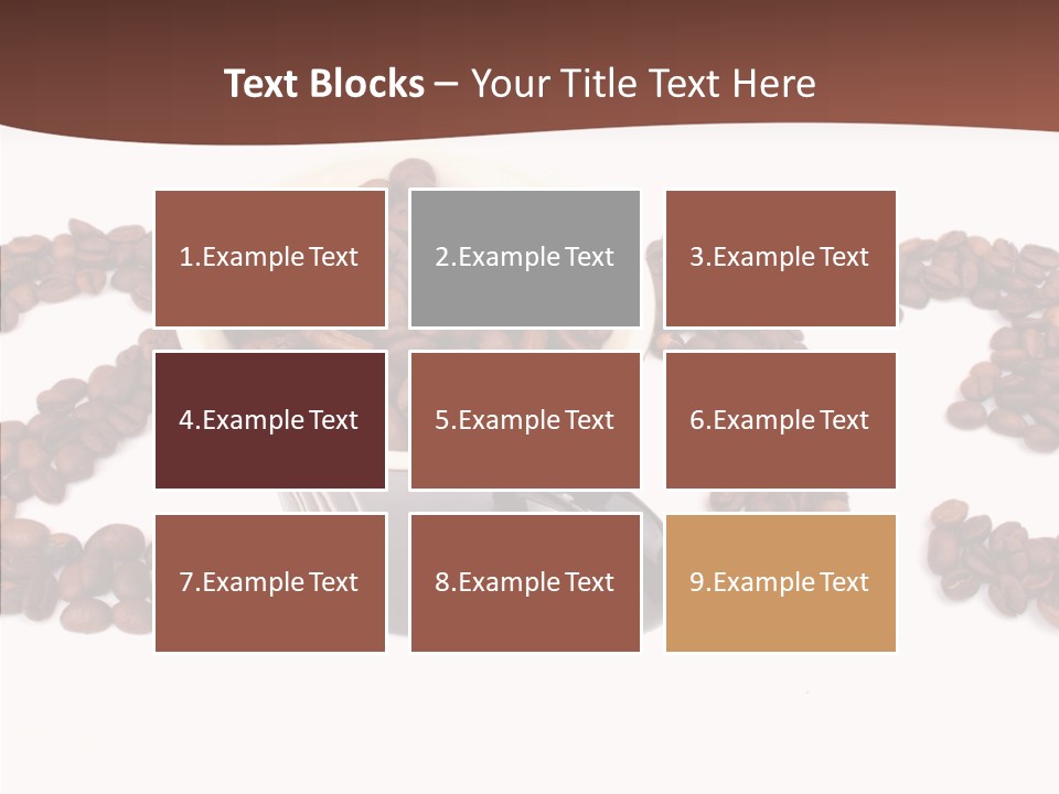 Calendar Mug Ingredient PowerPoint Template
