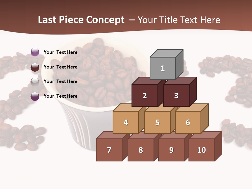 Calendar Mug Ingredient PowerPoint Template