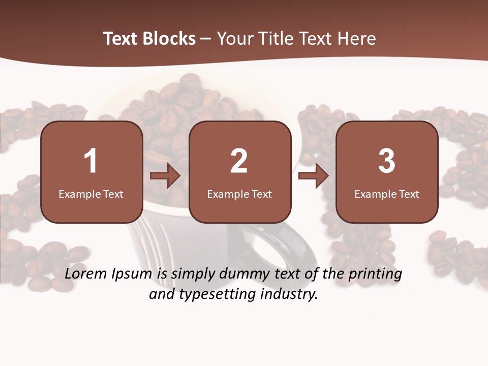 Calendar Mug Ingredient PowerPoint Template
