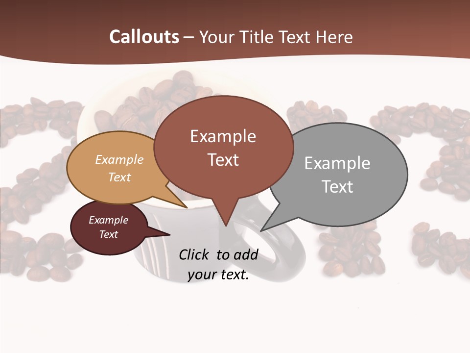 Calendar Mug Ingredient PowerPoint Template