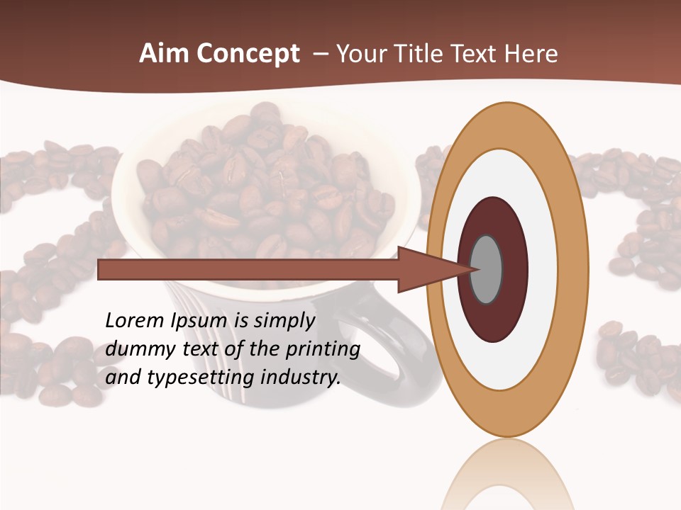 Calendar Mug Ingredient PowerPoint Template