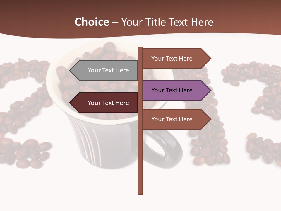 Calendar Mug Ingredient PowerPoint Template