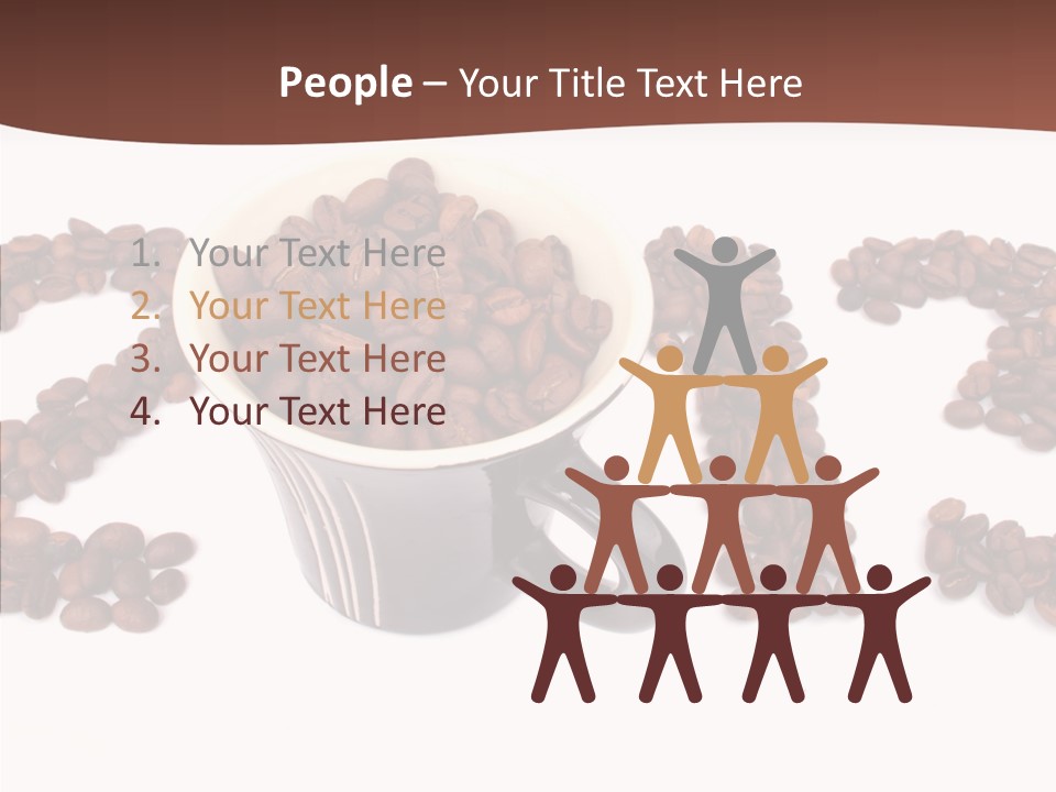 Calendar Mug Ingredient PowerPoint Template