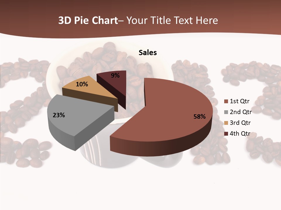 Calendar Mug Ingredient PowerPoint Template