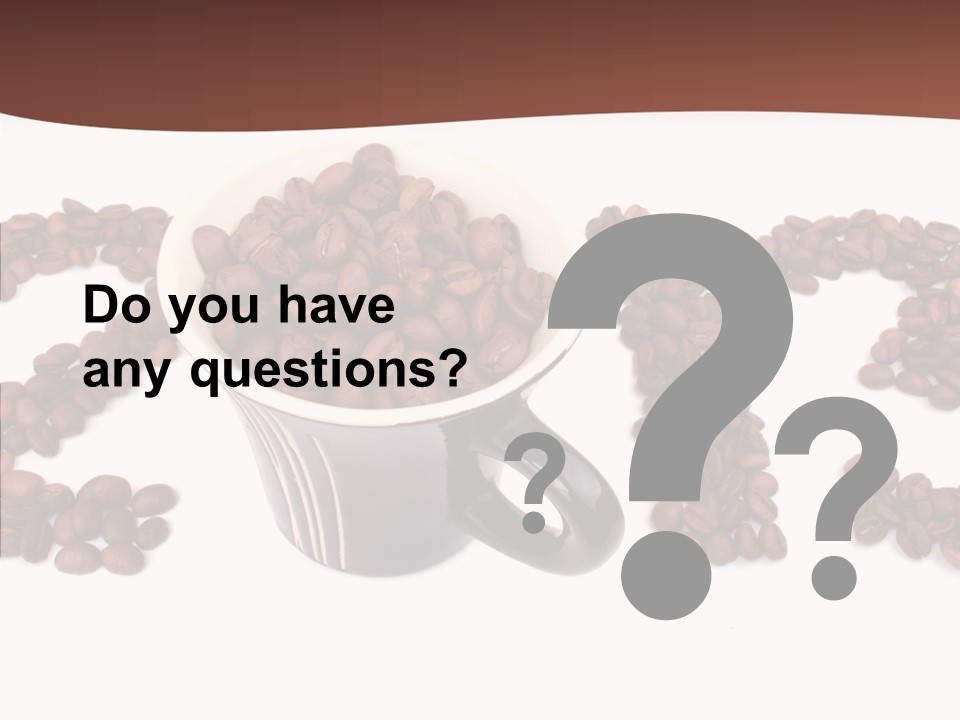 Calendar Mug Ingredient PowerPoint Template