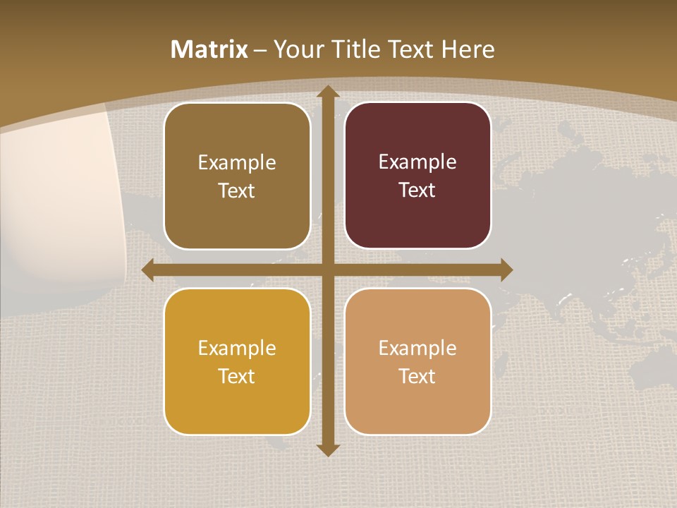 Continent Pattern Bar PowerPoint Template