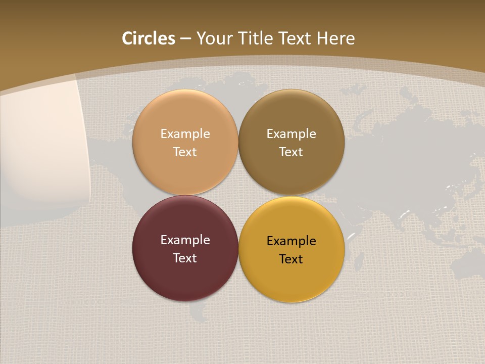 Continent Pattern Bar PowerPoint Template