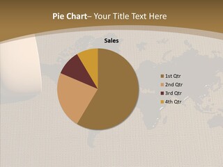 Continent Pattern Bar PowerPoint Template