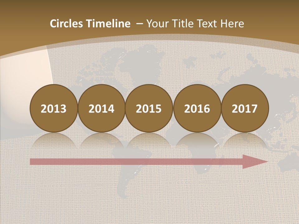 Continent Pattern Bar PowerPoint Template