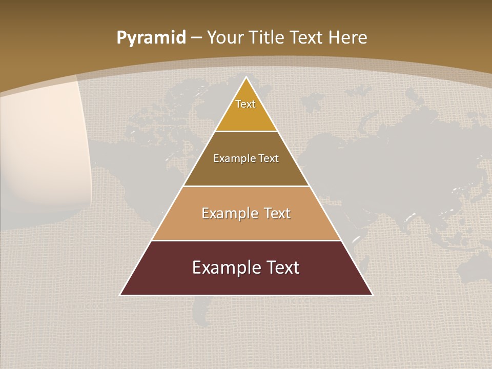 Continent Pattern Bar PowerPoint Template