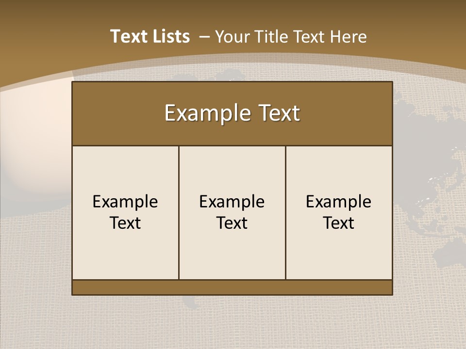 Continent Pattern Bar PowerPoint Template