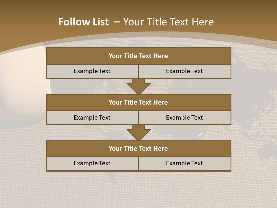Continent Pattern Bar PowerPoint Template