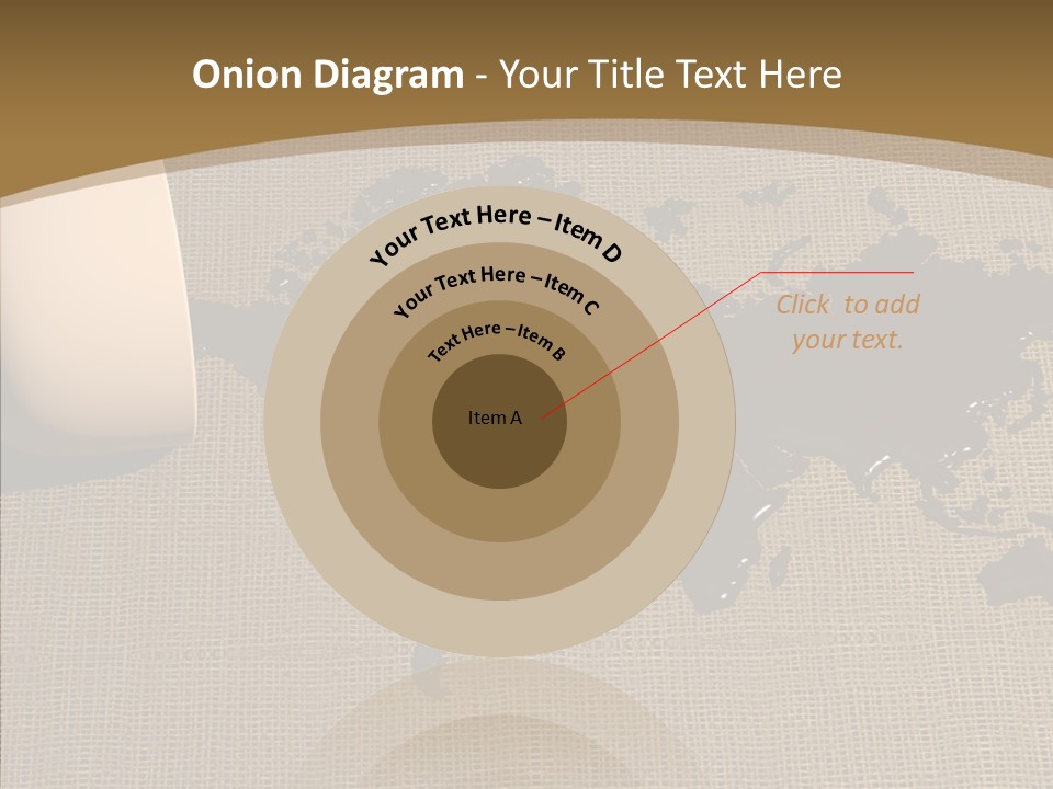 Continent Pattern Bar PowerPoint Template