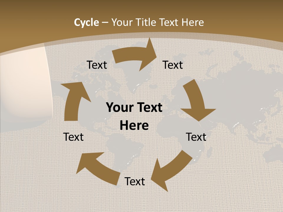 Continent Pattern Bar PowerPoint Template