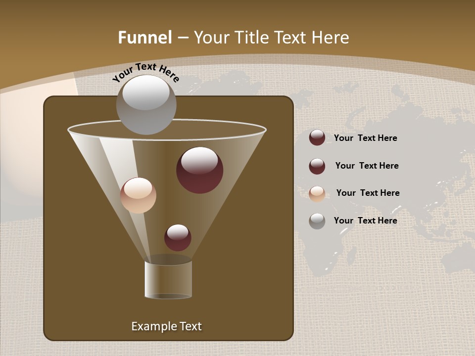 Continent Pattern Bar PowerPoint Template