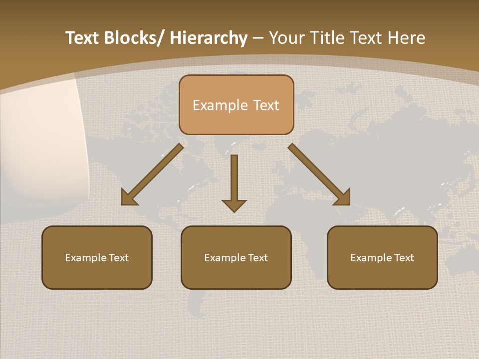 Continent Pattern Bar PowerPoint Template