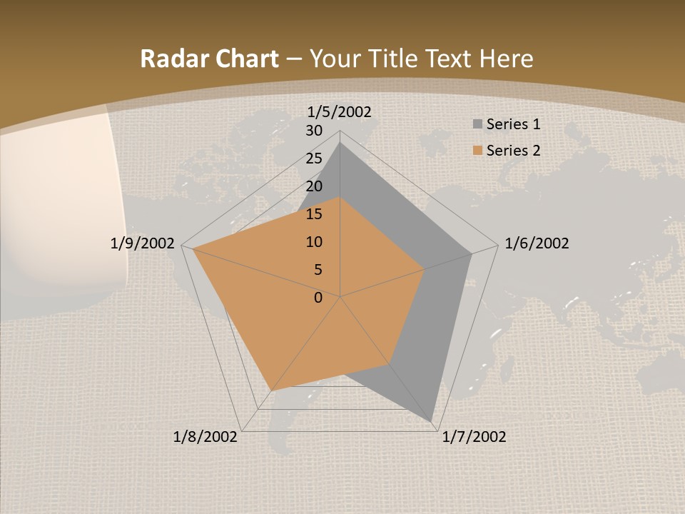Continent Pattern Bar PowerPoint Template