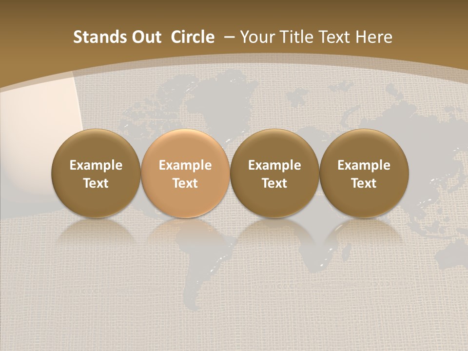 Continent Pattern Bar PowerPoint Template