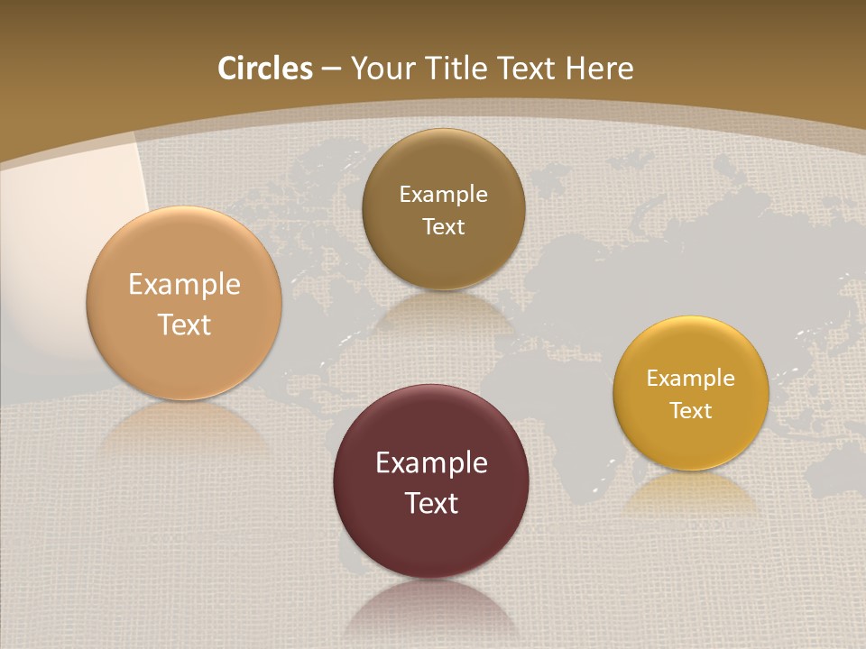 Continent Pattern Bar PowerPoint Template