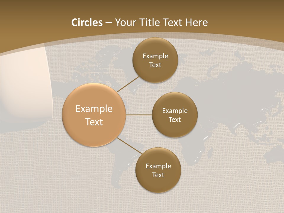 Continent Pattern Bar PowerPoint Template