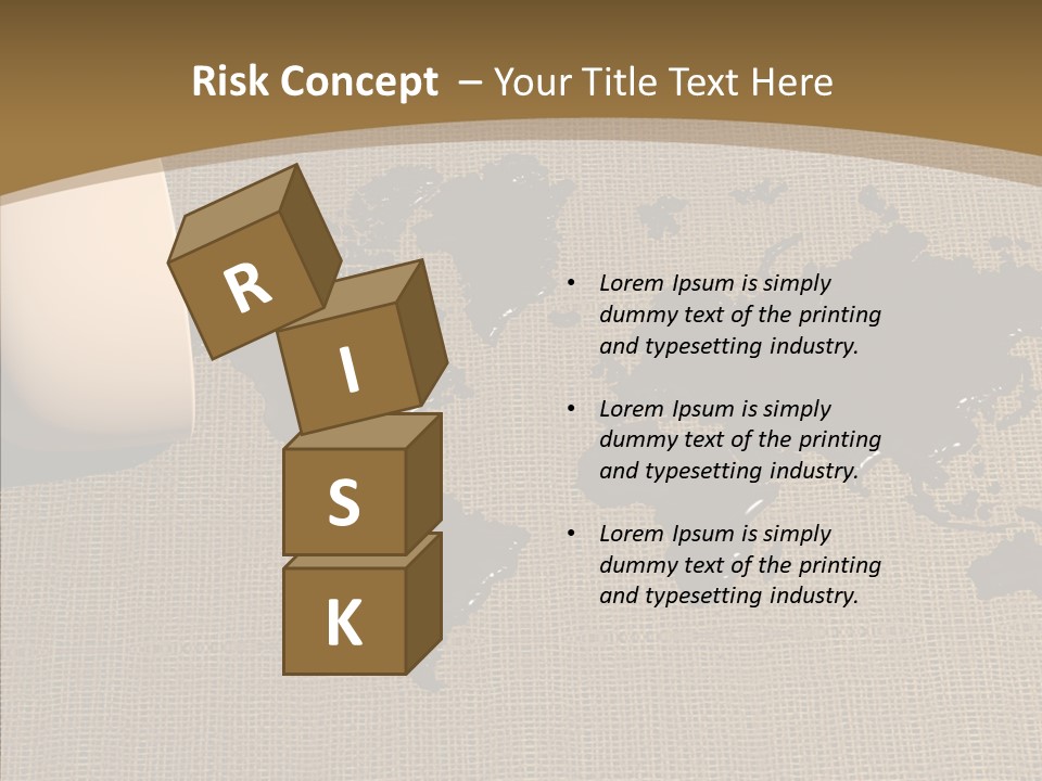 Continent Pattern Bar PowerPoint Template