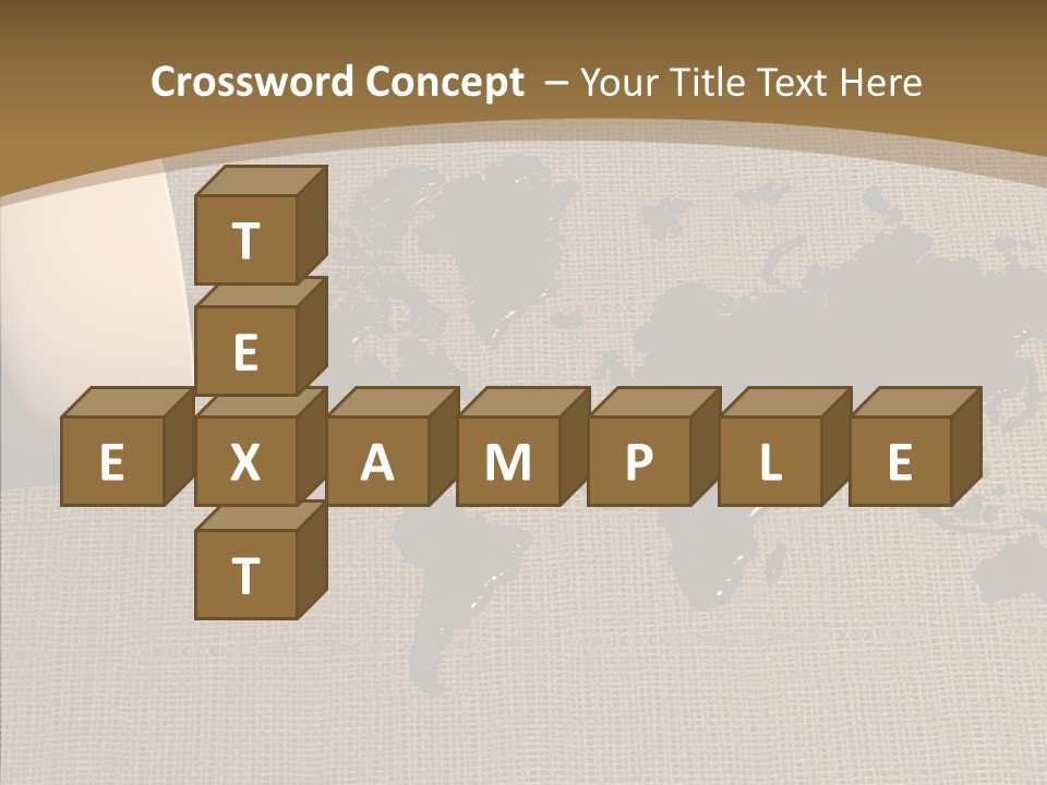 Continent Pattern Bar PowerPoint Template