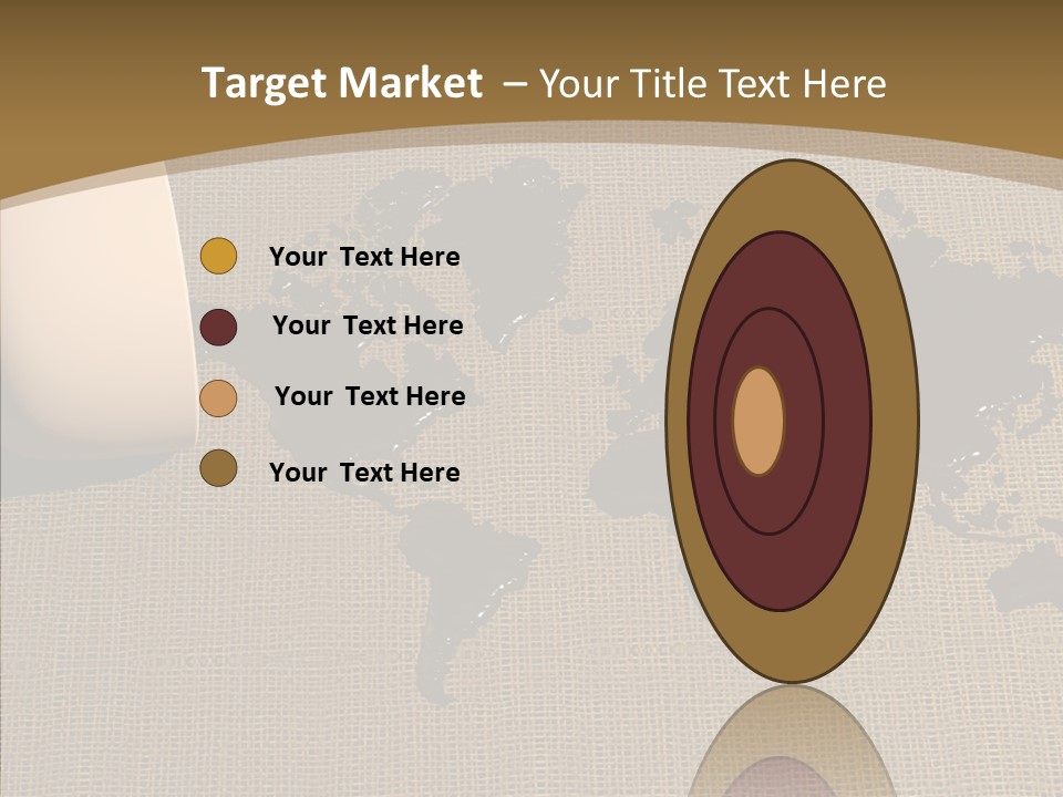 Continent Pattern Bar PowerPoint Template